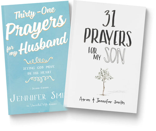 31 Prayers For My Husband & Son - 2 Book Bundle